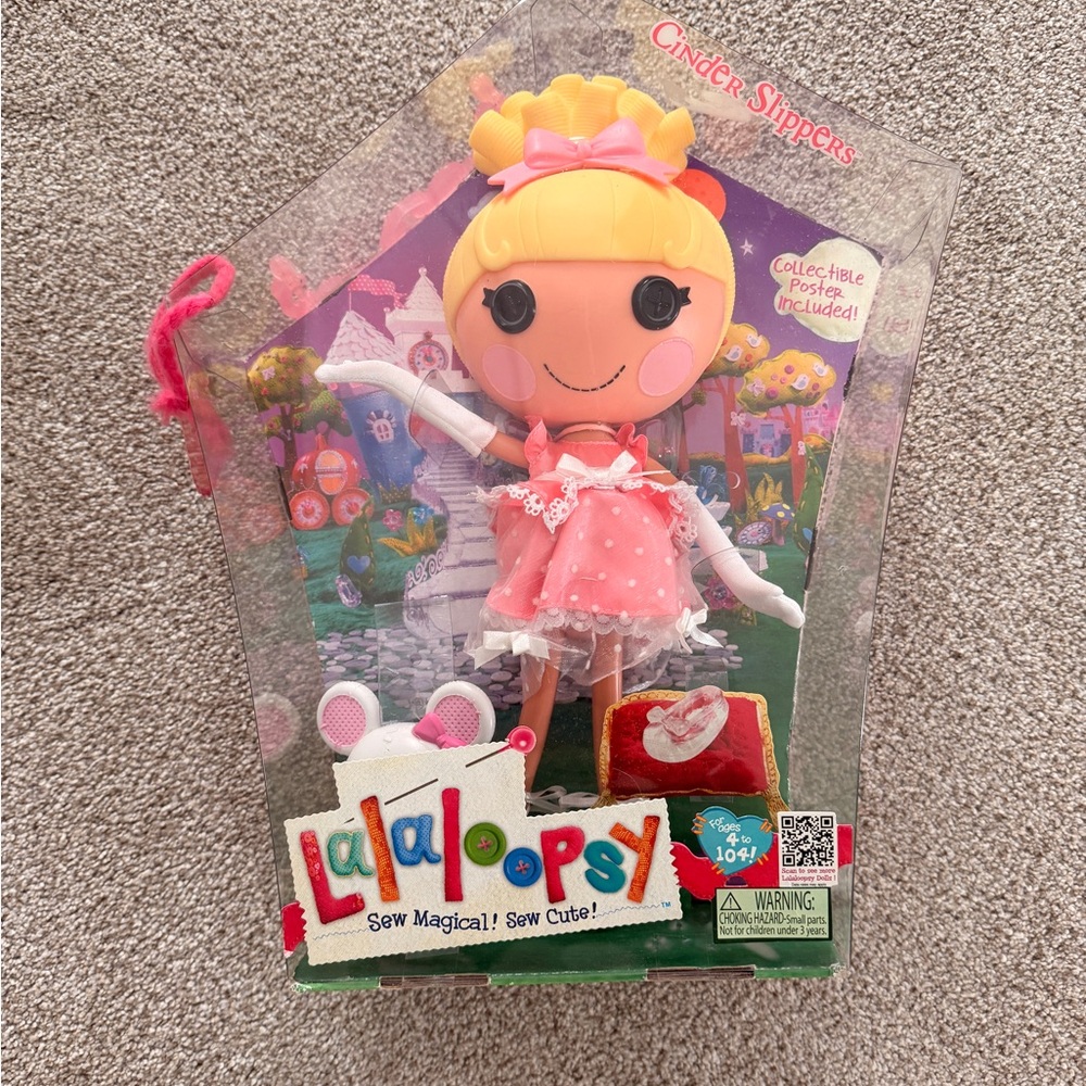 Lalaloopsy Cinder Slippers Doll - Pink and White